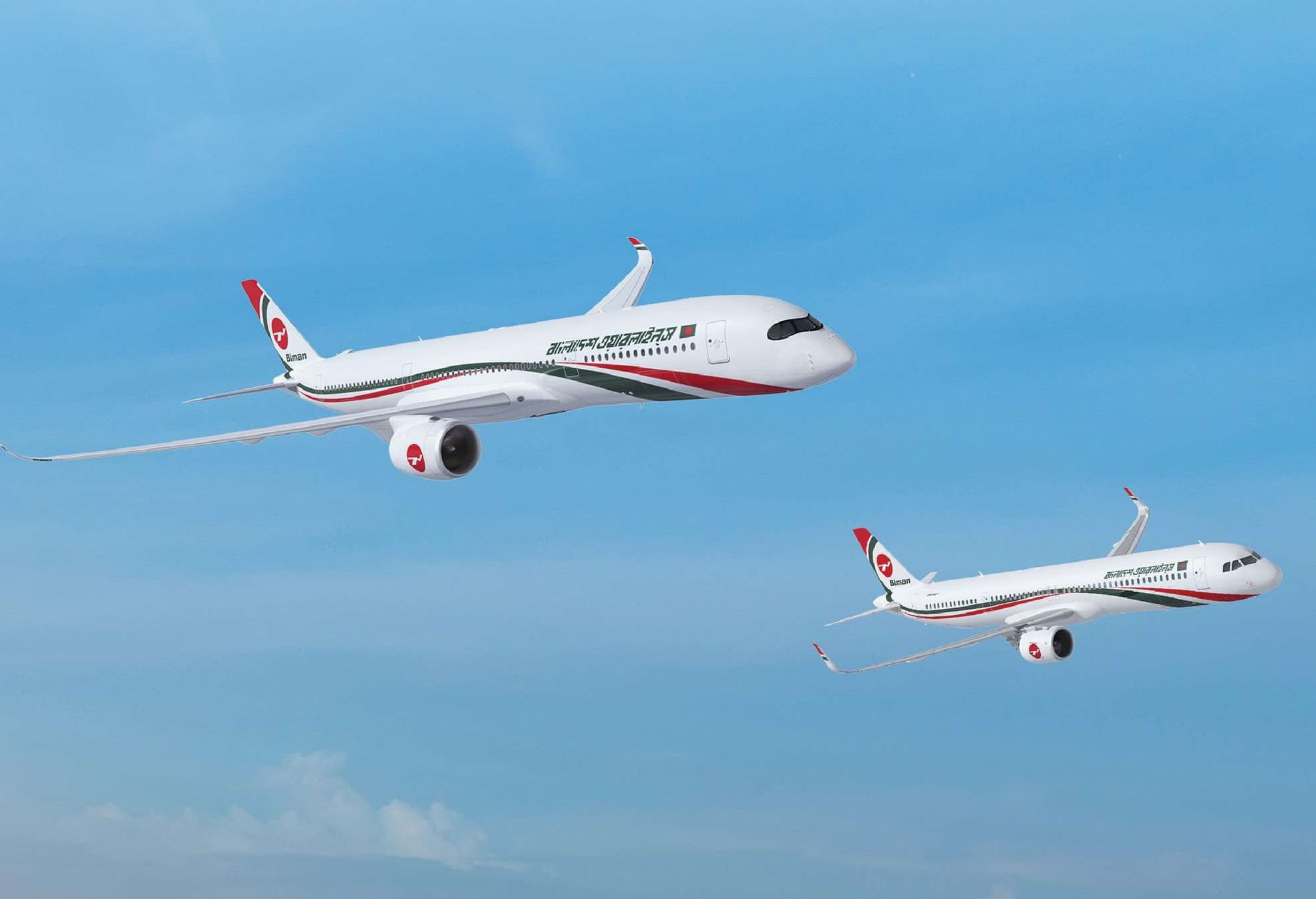 Biman Bangladesh diversifie sa flotte avec une commande de 10 Airbus A350-900 et A321neo