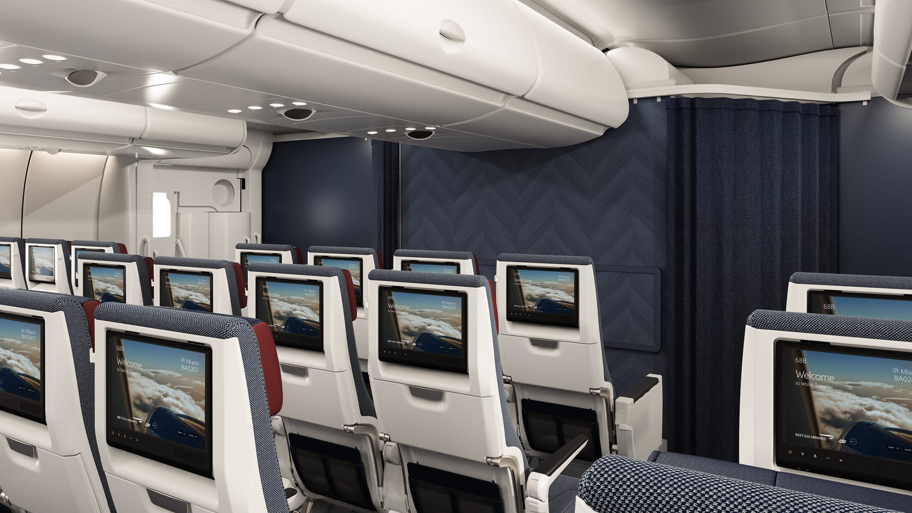 World Traveller (Eco) A380 British Airways